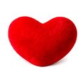 Pink Heart Plush Pillow