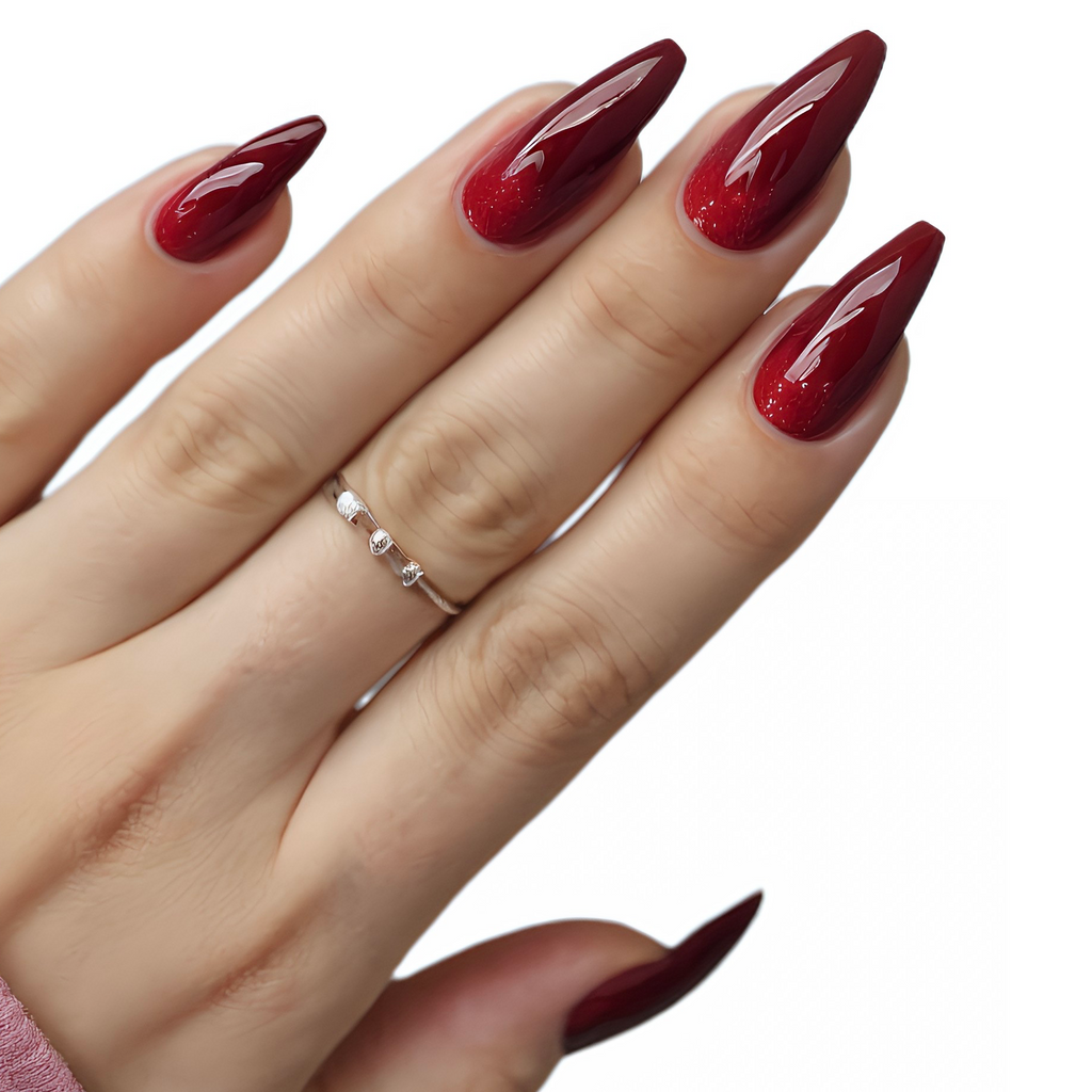Cherry Flame Press-on Nails