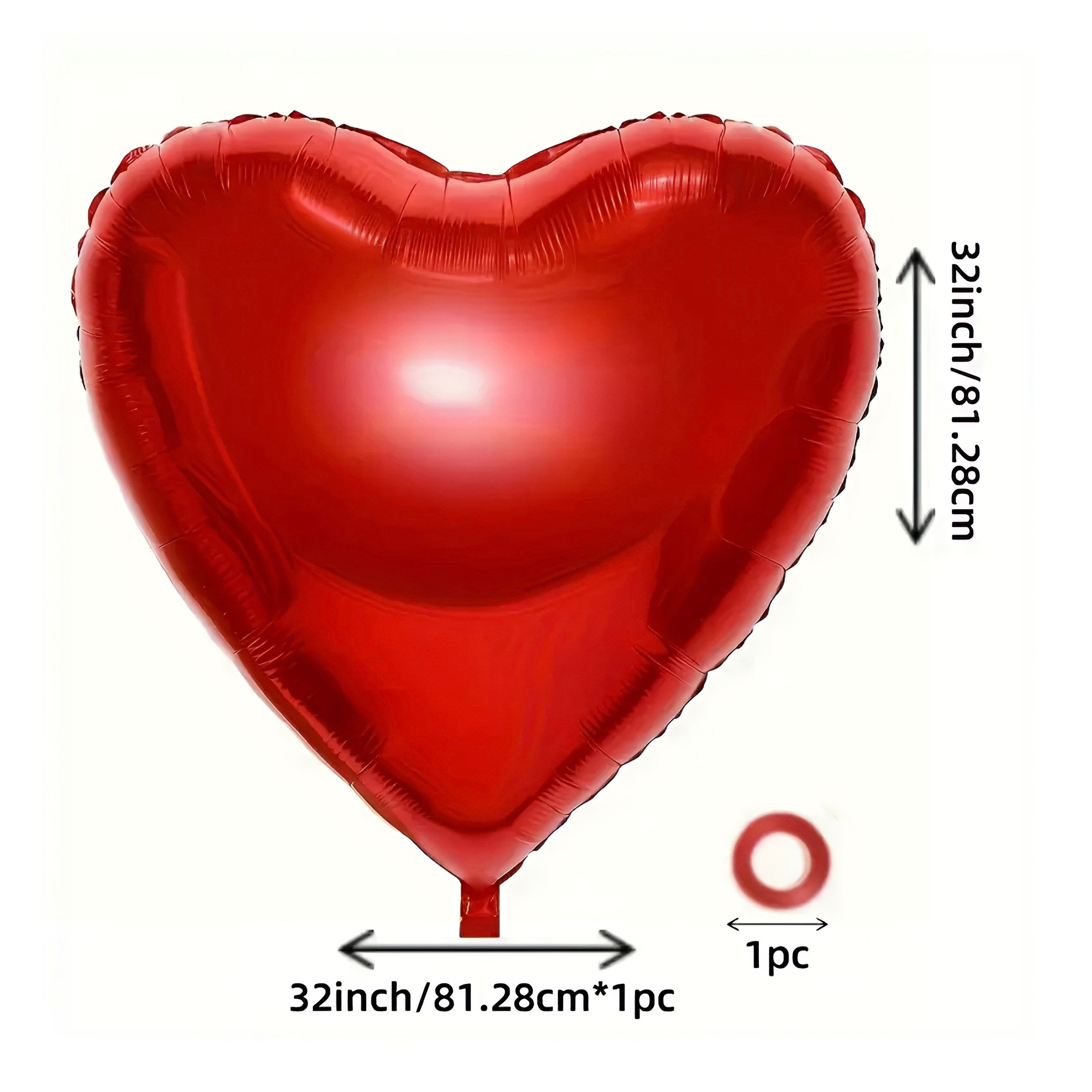 Giant Red Heart Balloon