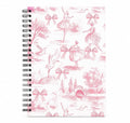 Pink Bow & Ballerina Spiral Notebook - School Stationery | Asena Boutique Qatar