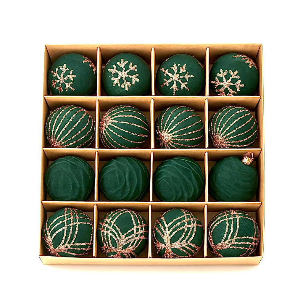 Green Ornament Set