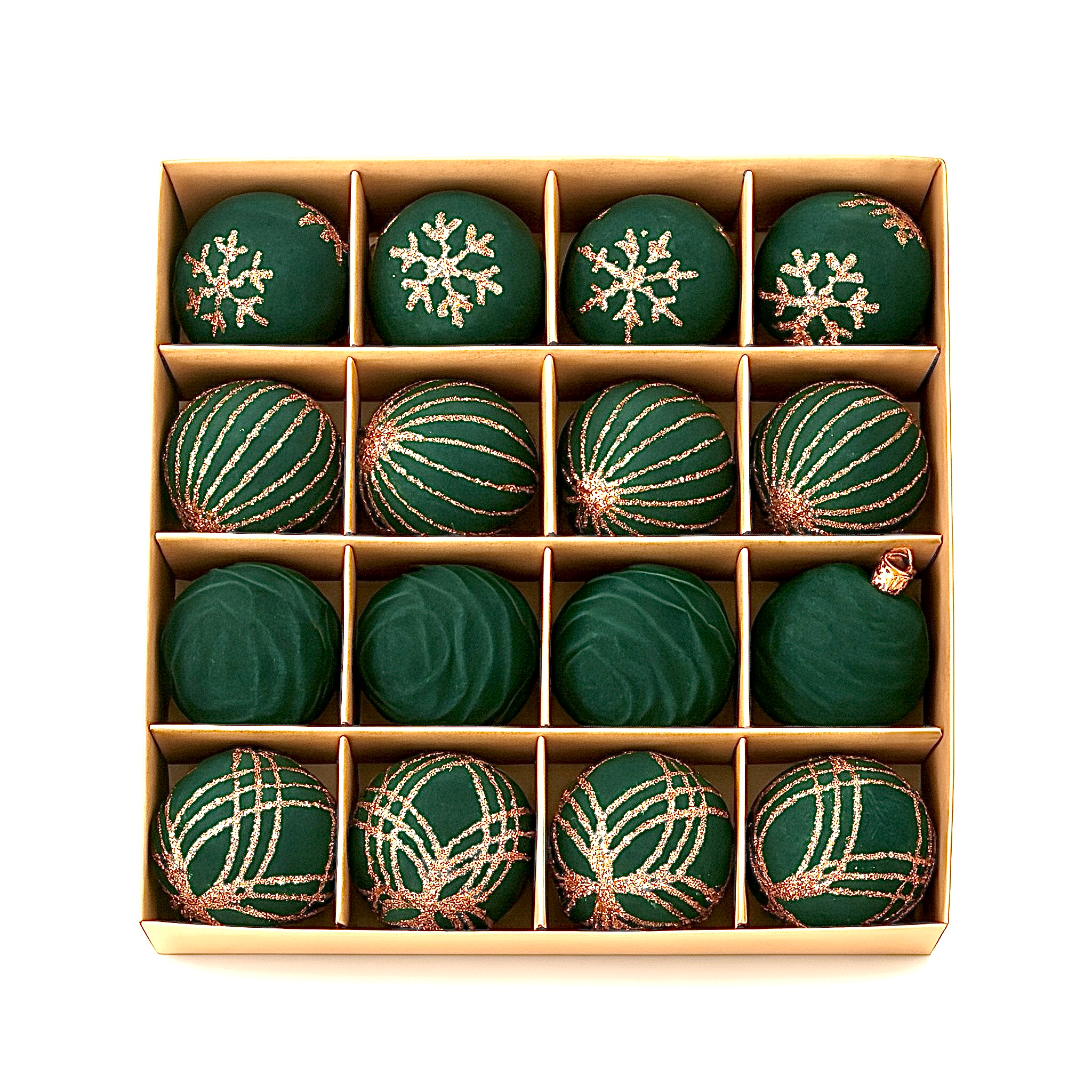 Green Ornament Set