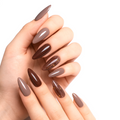 Mocha Marble Nails